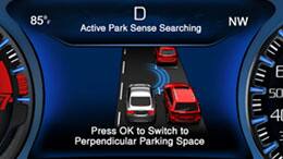 2015 Chrysler 200 Parallel and Perpendicular Park Assist system